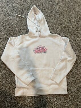 TG Double O White Hoodie with Bling Logo